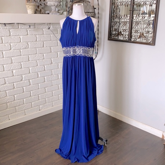 R&M Richards | Dresses | Rm Richards Womens Beaded Waist Gown Cobalt Blue 6 New | Poshmark R&M Richards | Dresses | Rm Richards Womens Beaded Waist Gown Cobalt Blue 6 New | Poshmark